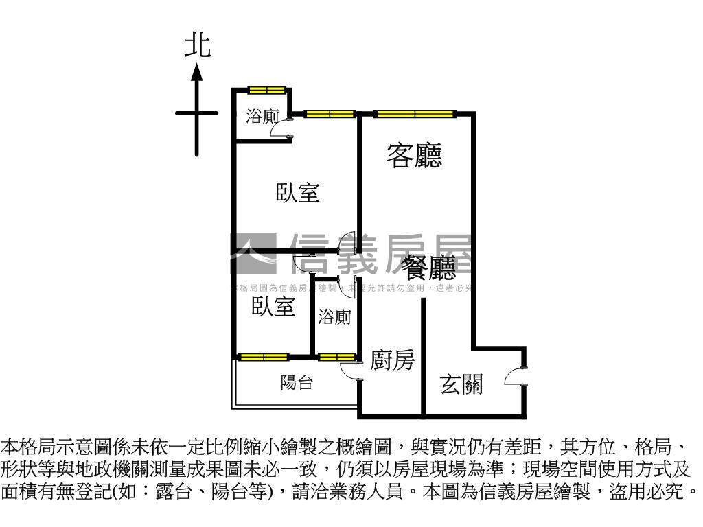 日光大兩房兩衛獨立大平車房屋室內格局與周邊環境