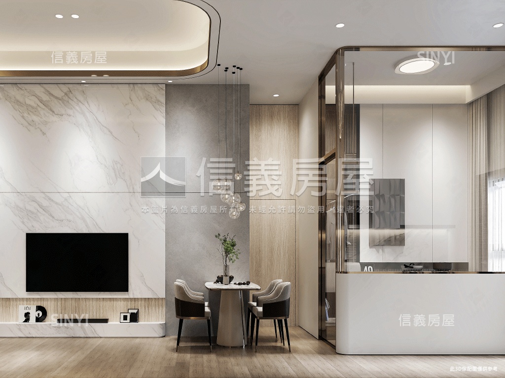 挑高三房露臺戶房屋室內格局與周邊環境