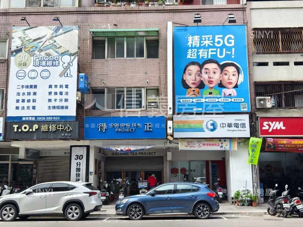 正黎明路燙金店面房屋室內格局與周邊環境