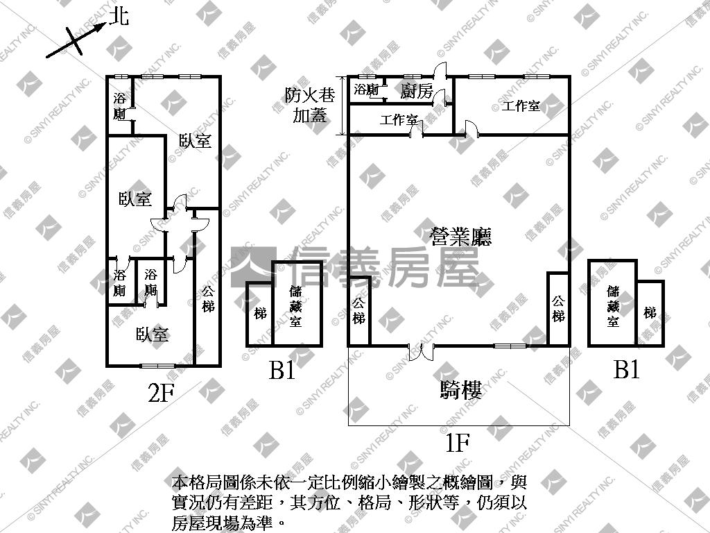 大直北安金店面房屋室內格局與周邊環境