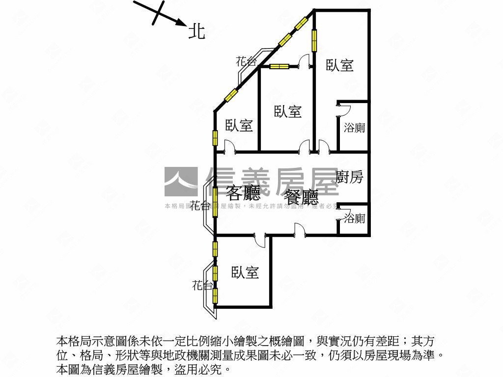 近台中火車站電梯四房房屋室內格局與周邊環境