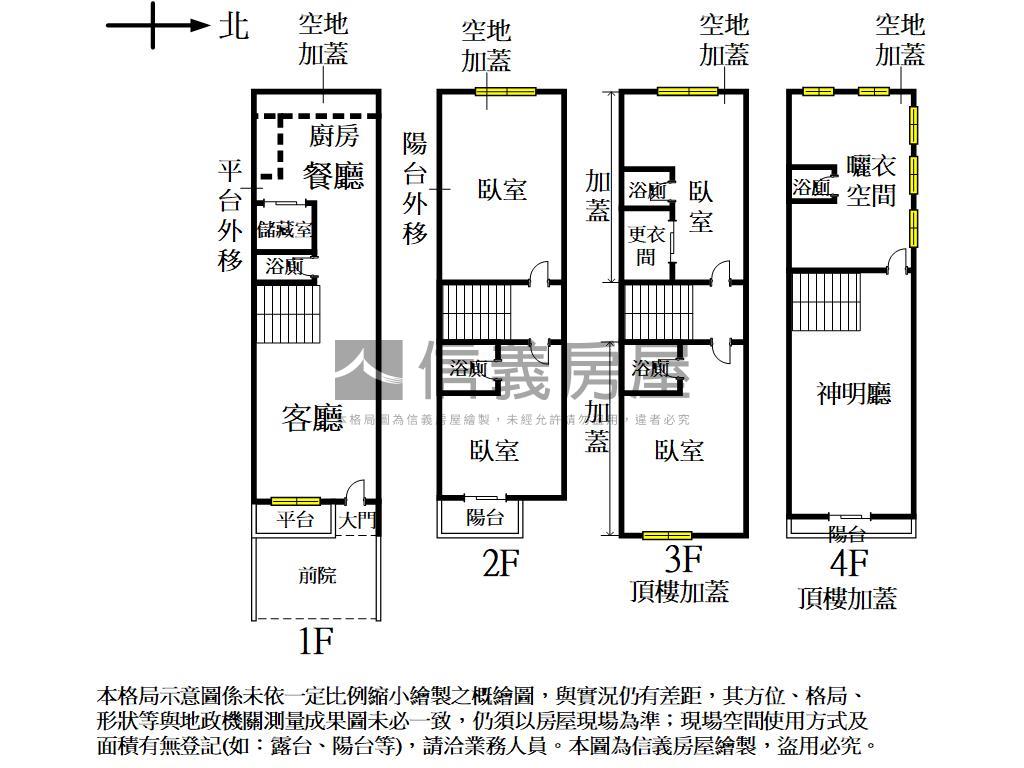 漢口商圈大地坪邊間透天房屋室內格局與周邊環境