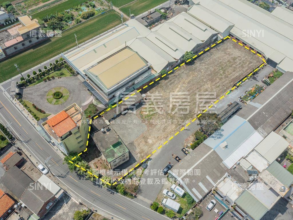 彰化埔鹽約７０２坪乙工房屋室內格局與周邊環境
