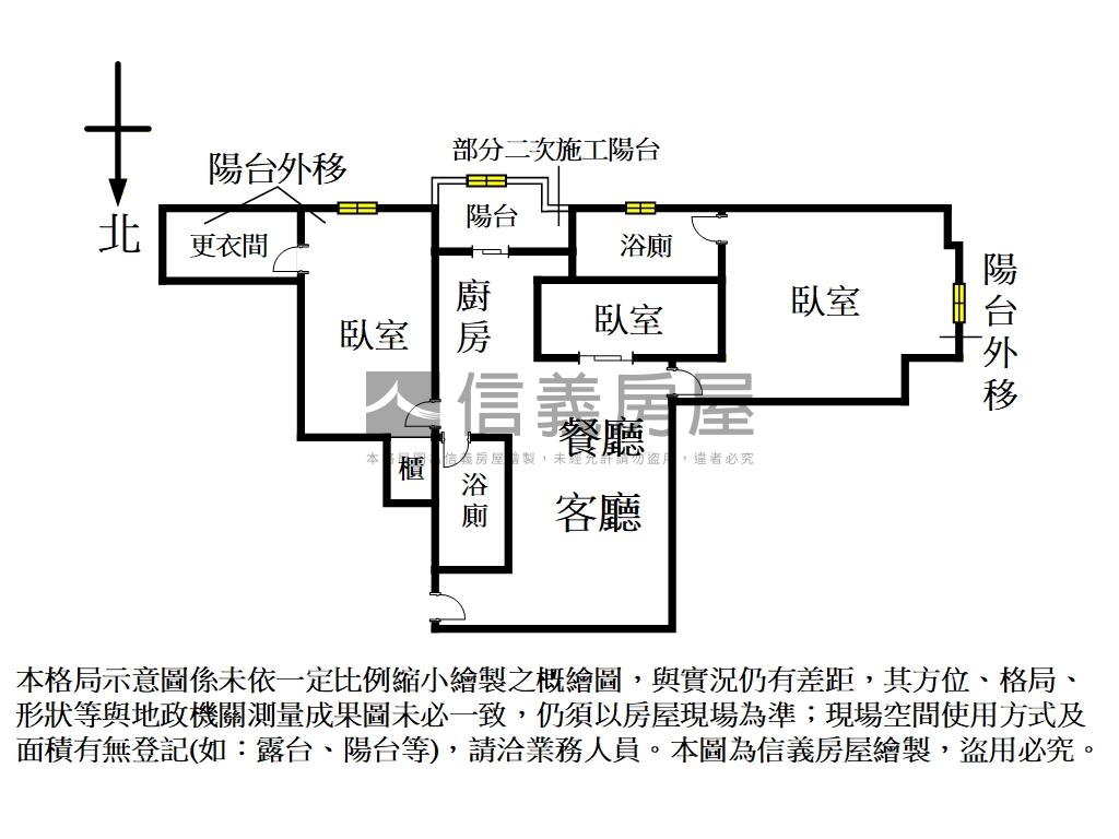 近萬大捷運景觀三房房屋室內格局與周邊環境