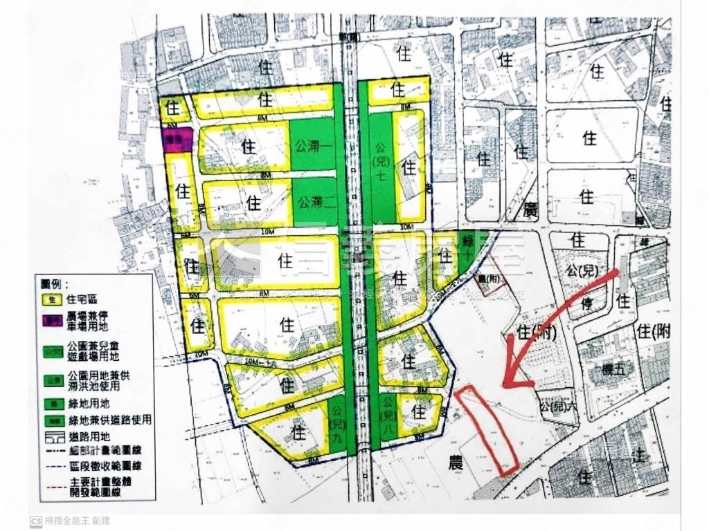 台南新市區富強段土地房屋室內格局與周邊環境