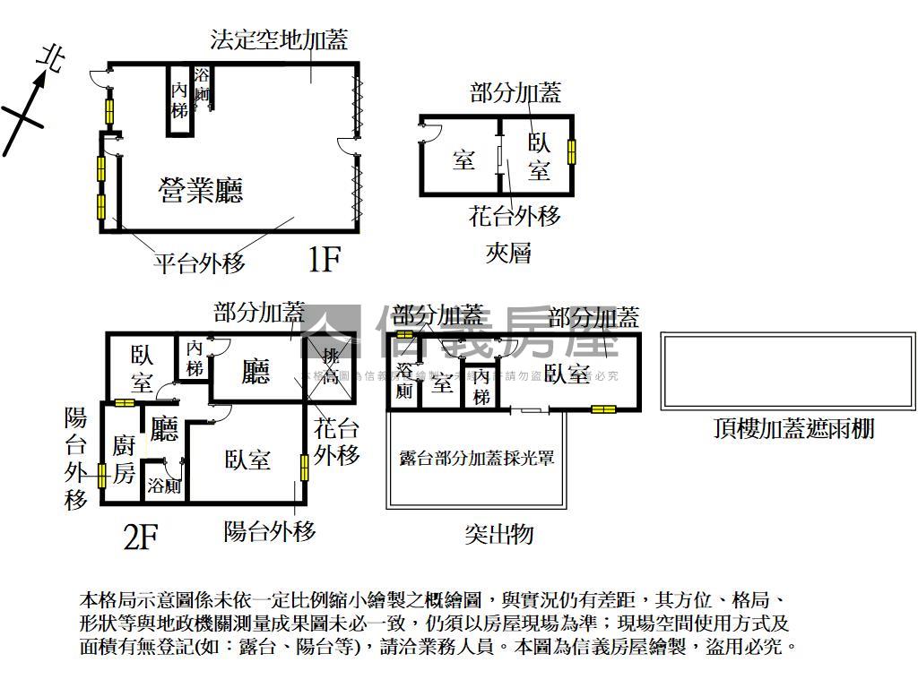 近南平市場面寬美透天店面房屋室內格局與周邊環境
