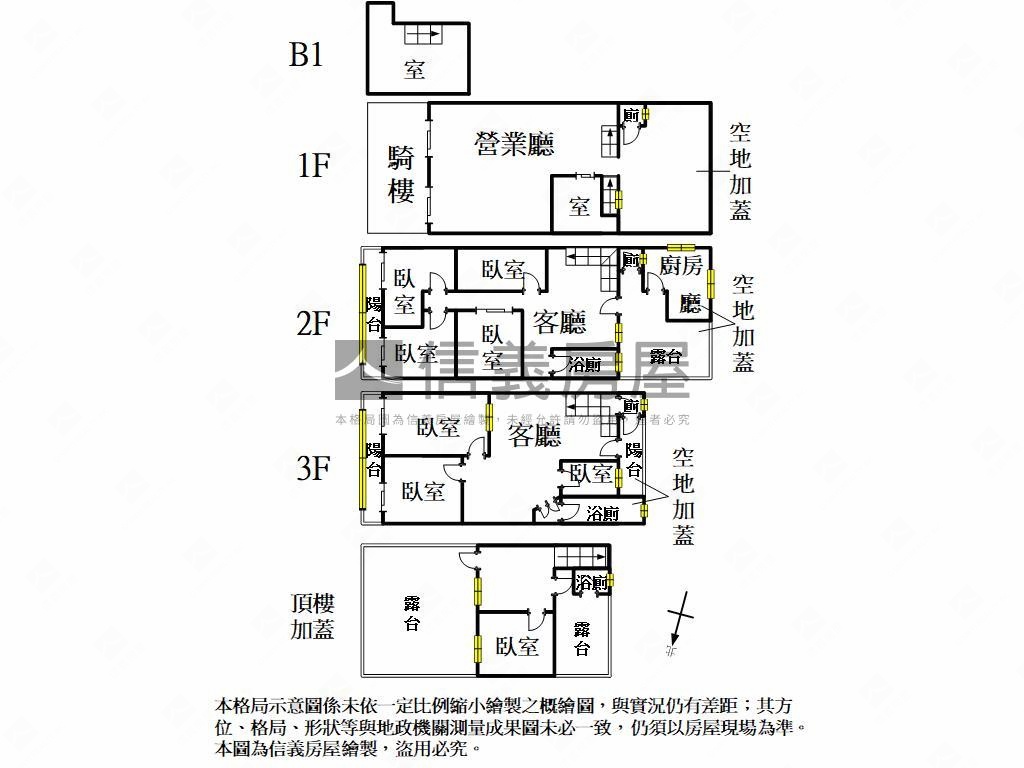 觀光小七旁收租面寬透店房屋室內格局與周邊環境