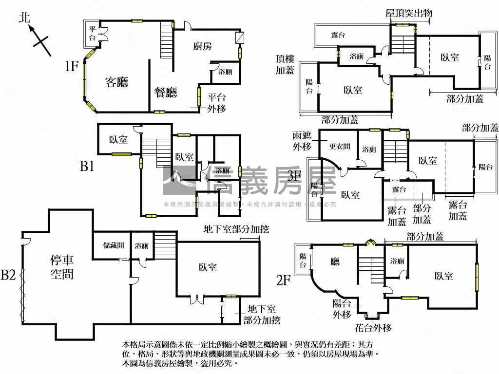 專任北屯獨棟大地坪別墅房屋室內格局與周邊環境