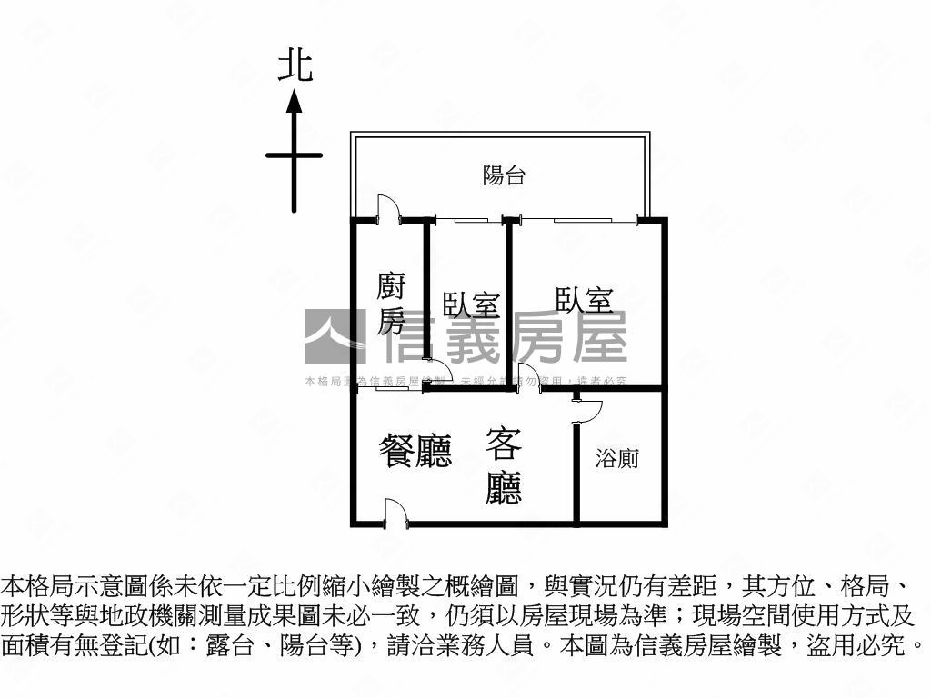 左岸漫遊☆昇陽經典兩房房屋室內格局與周邊環境