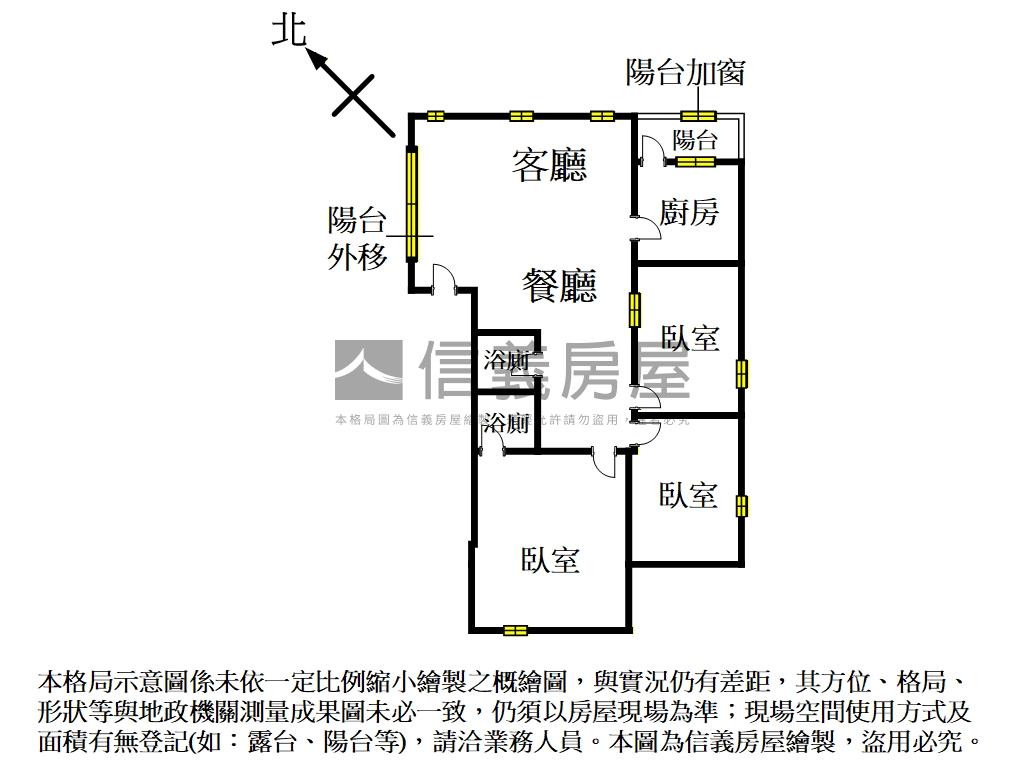 中正吉品三房稀有釋出房屋室內格局與周邊環境