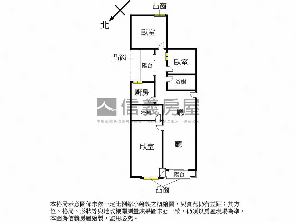 捷運旁交通大樓三房美屋房屋室內格局與周邊環境