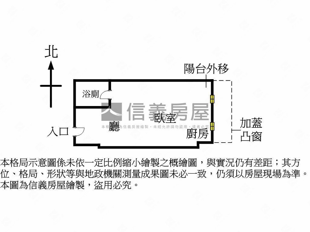 吉林路高採光明亮套房房屋室內格局與周邊環境