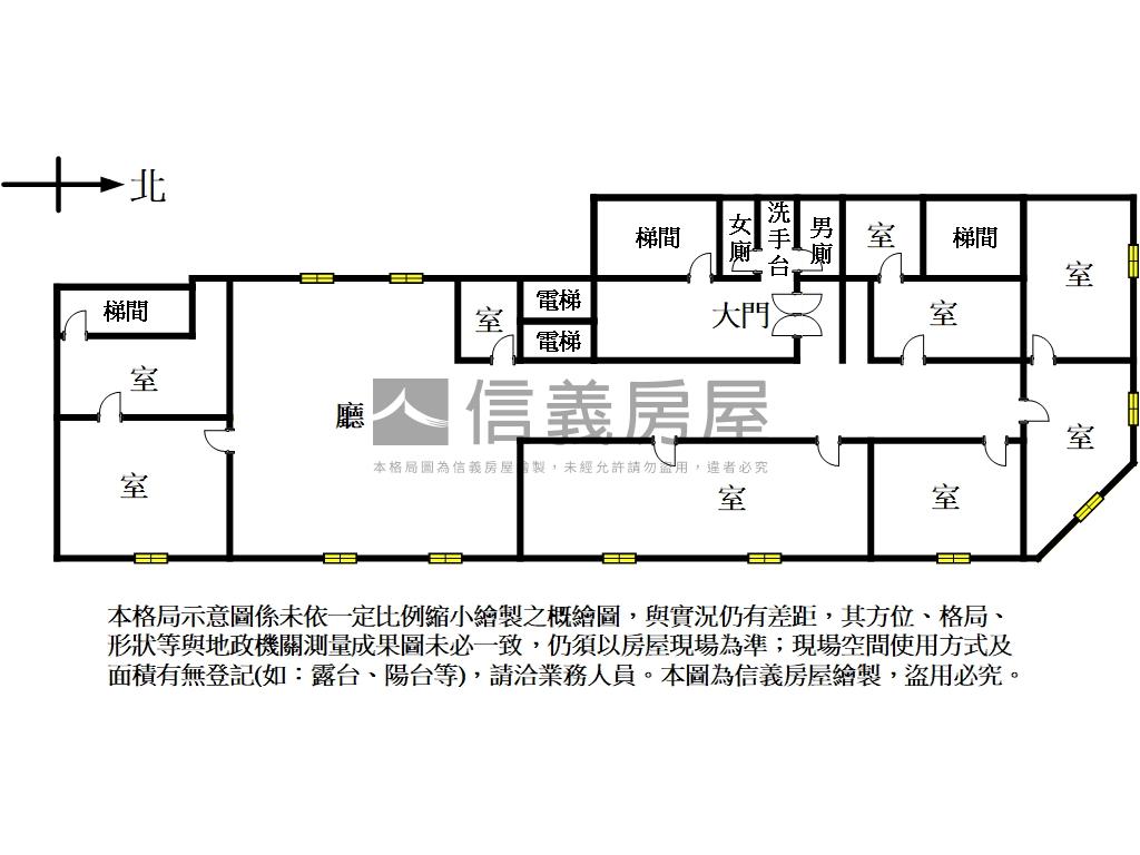 松江南京一層一戶辦公房屋室內格局與周邊環境