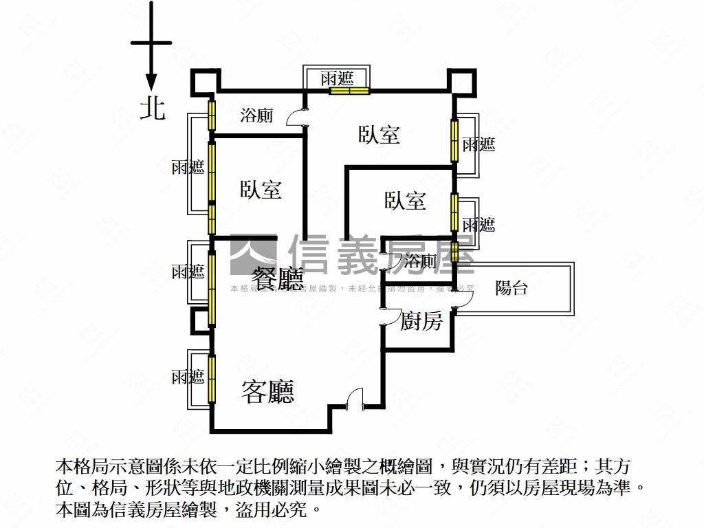 天母仰格邊間電梯三房車位房屋室內格局與周邊環境