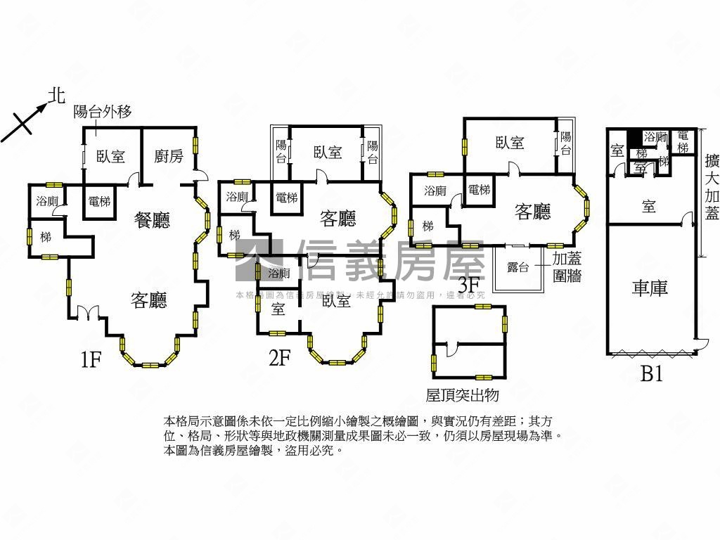 絕美景觀禾豐特區電梯別墅房屋室內格局與周邊環境