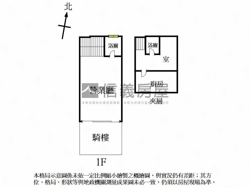 南區熱鬧機能春上樓店房屋室內格局與周邊環境