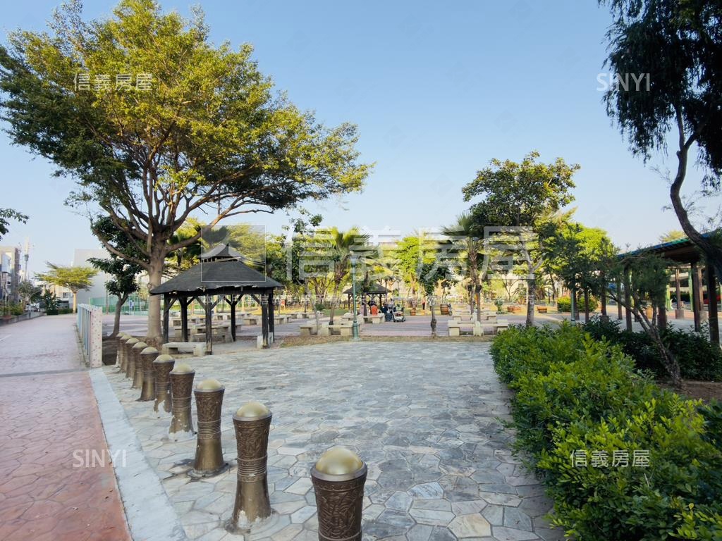 出門公園。十二米路採光墅房屋室內格局與周邊環境