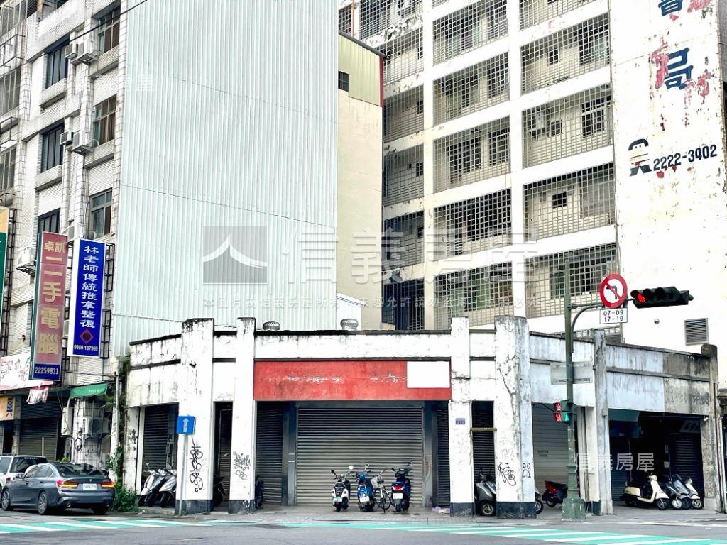 臺灣大道優質大面寬金角店房屋室內格局與周邊環境