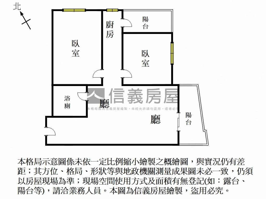 奇美京鑽兩房平車房屋室內格局與周邊環境