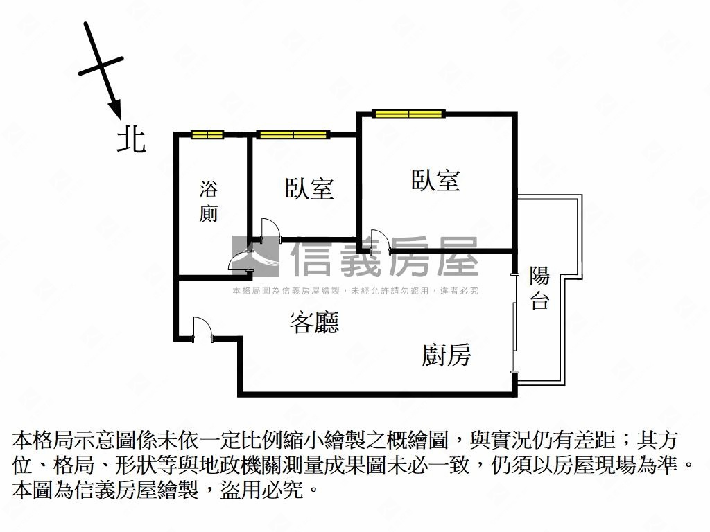 大任好漾️溫馨兩房宅房屋室內格局與周邊環境
