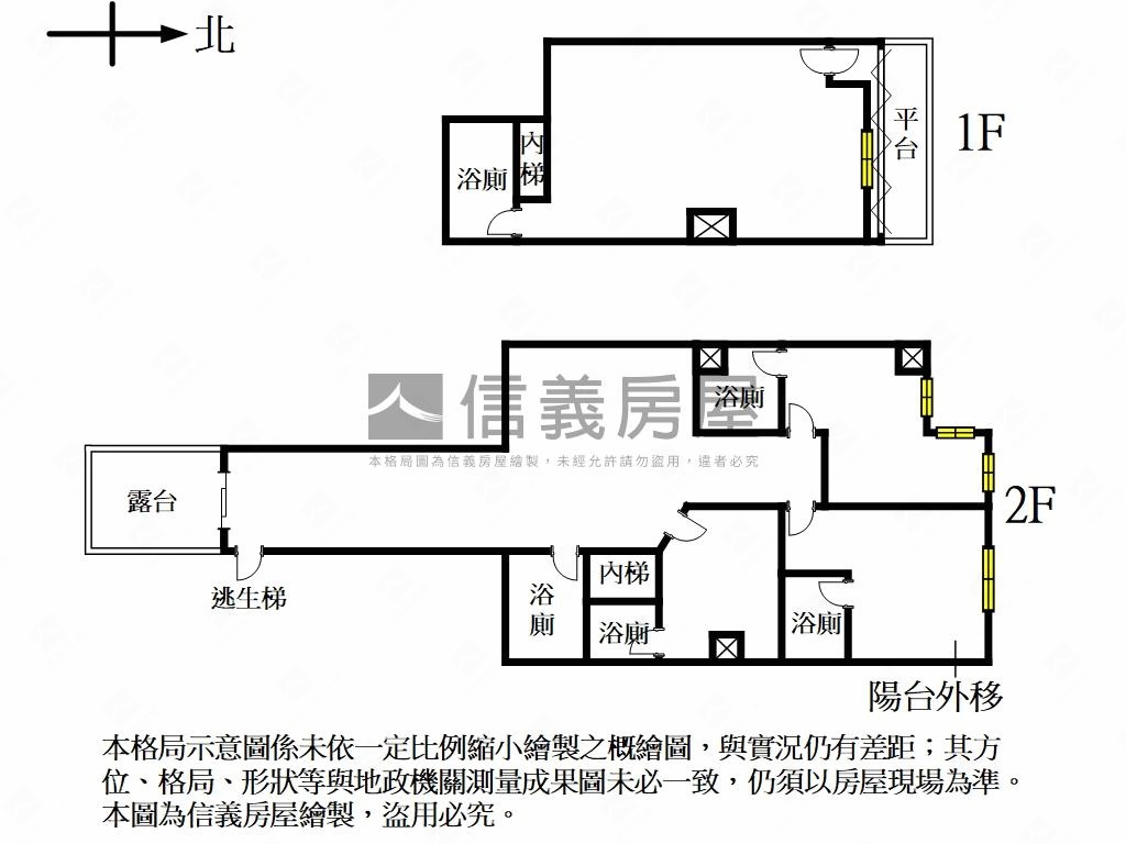 台北福第１＋２樓房屋室內格局與周邊環境