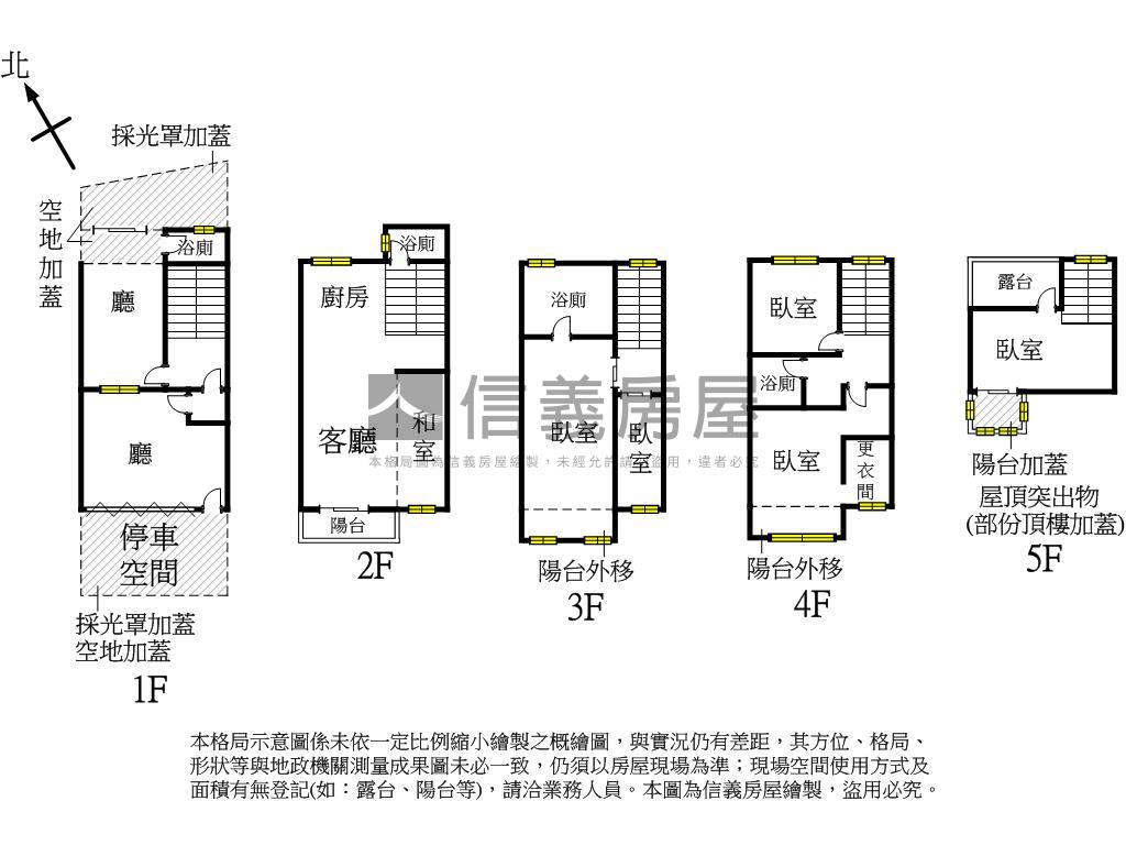 高大六米大面寬正路透天房屋室內格局與周邊環境
