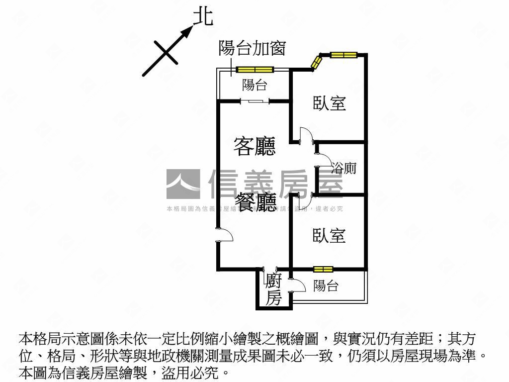 成功優質兩房房屋室內格局與周邊環境