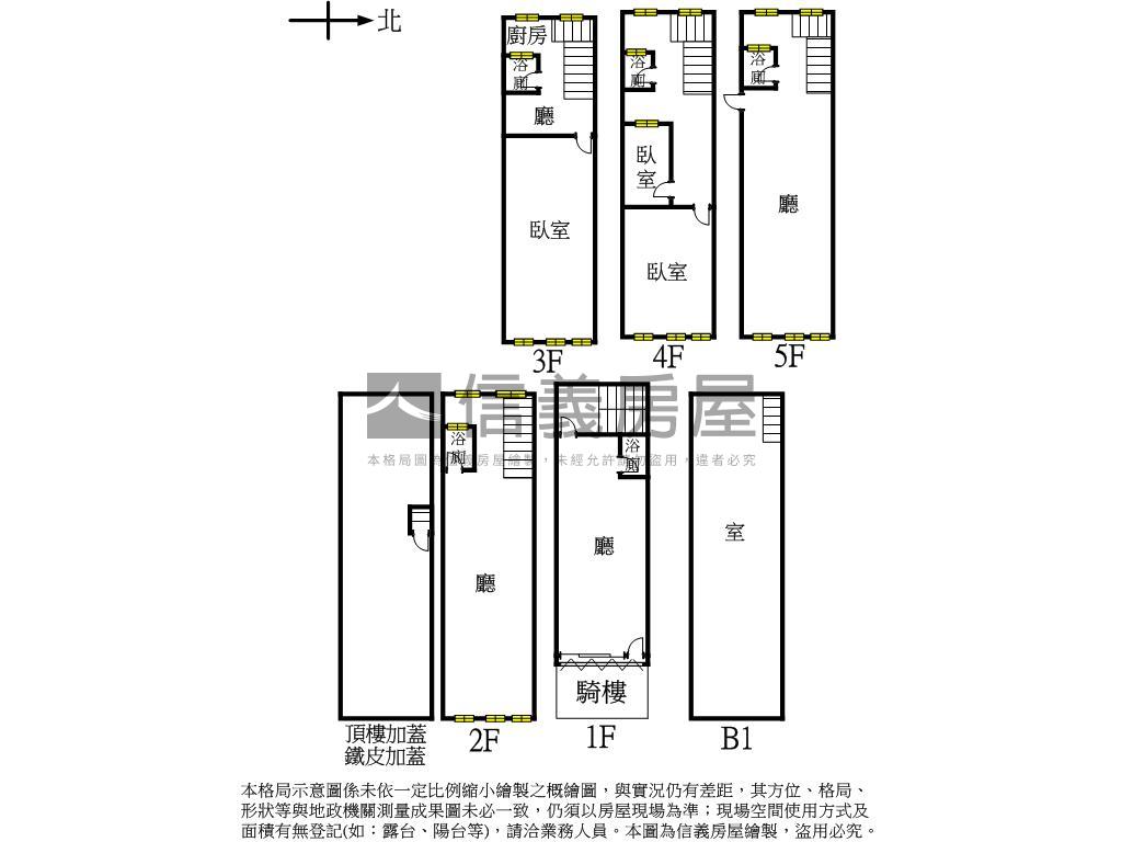 站前正路好使用金透天２房屋室內格局與周邊環境