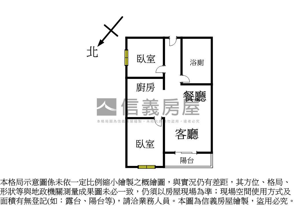 近大慶捷運站機能兩房房屋室內格局與周邊環境