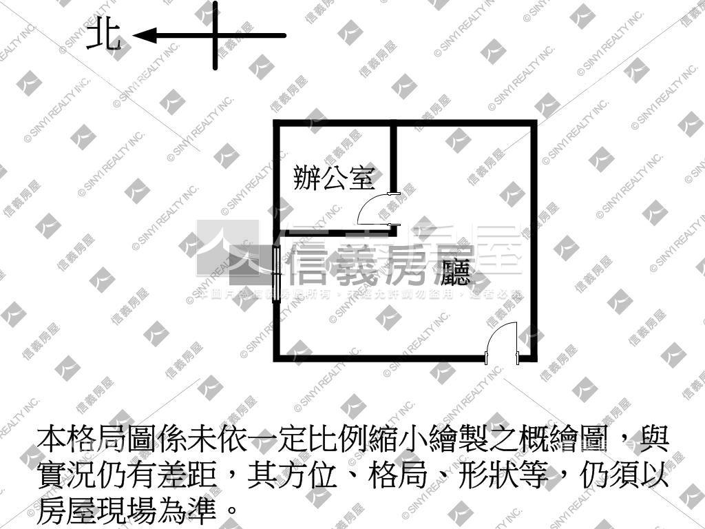 晴光１８坪純辦房屋室內格局與周邊環境