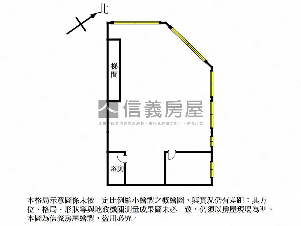 ㊣中正商圈三角窗店辦房屋室內格局與周邊環境