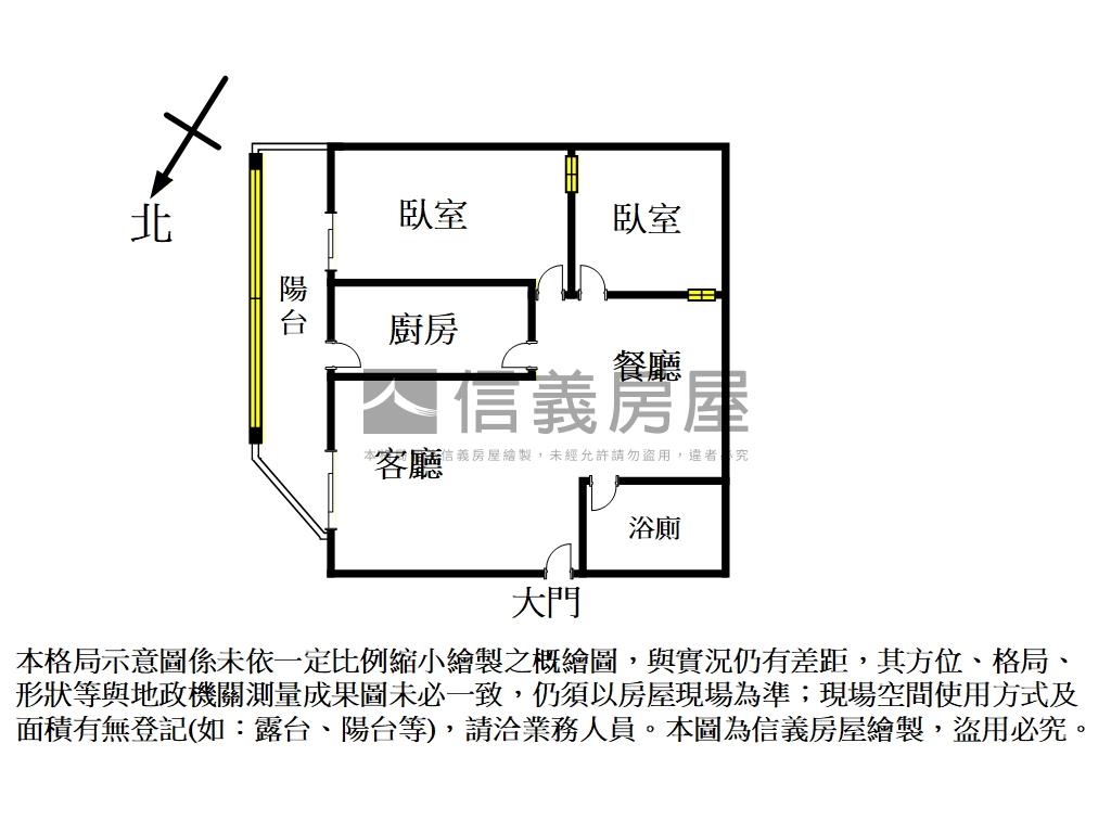 古亭●方正電梯兩房房屋室內格局與周邊環境