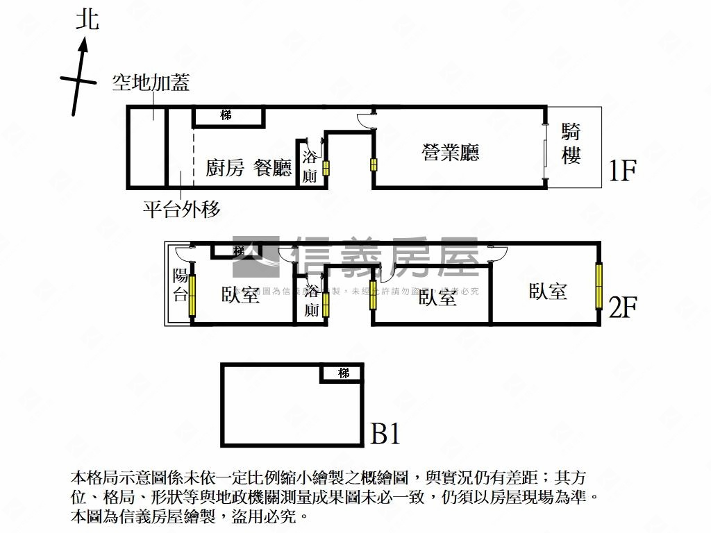 正中正路大地坪透店房屋室內格局與周邊環境