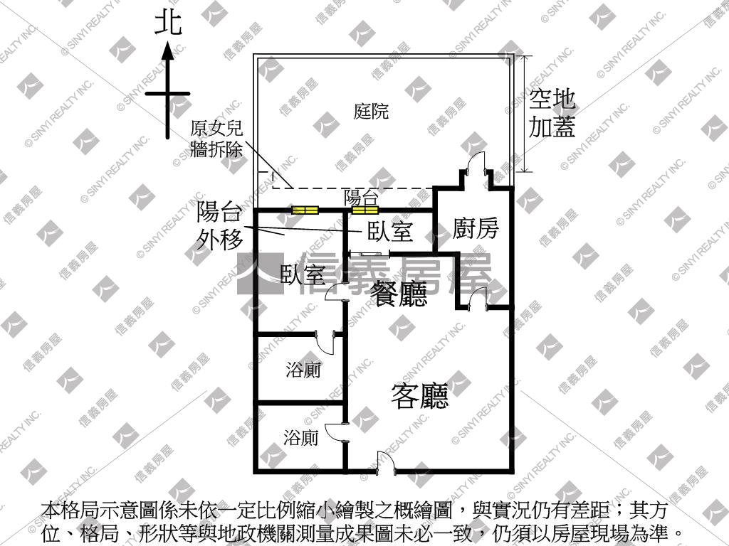 紅樹林稀有１樓兩房兩衛房屋室內格局與周邊環境