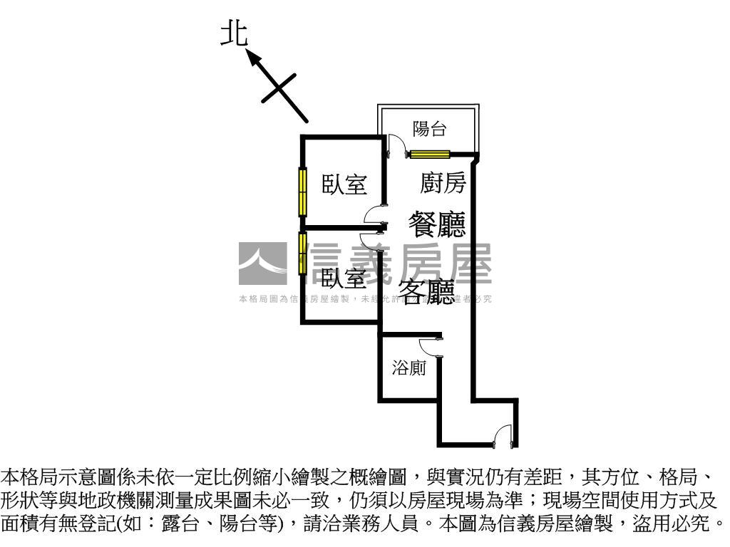 誠售ＶＶＳ１兩房房屋室內格局與周邊環境