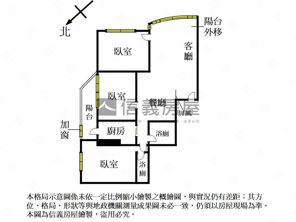 啟示山景次高樓三房車位房屋室內格局與周邊環境