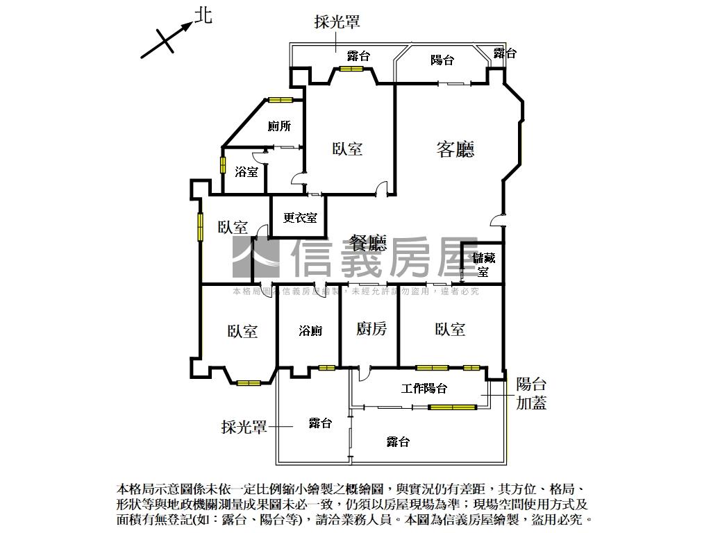”天母磺溪鋼骨露臺大戶”房屋室內格局與周邊環境