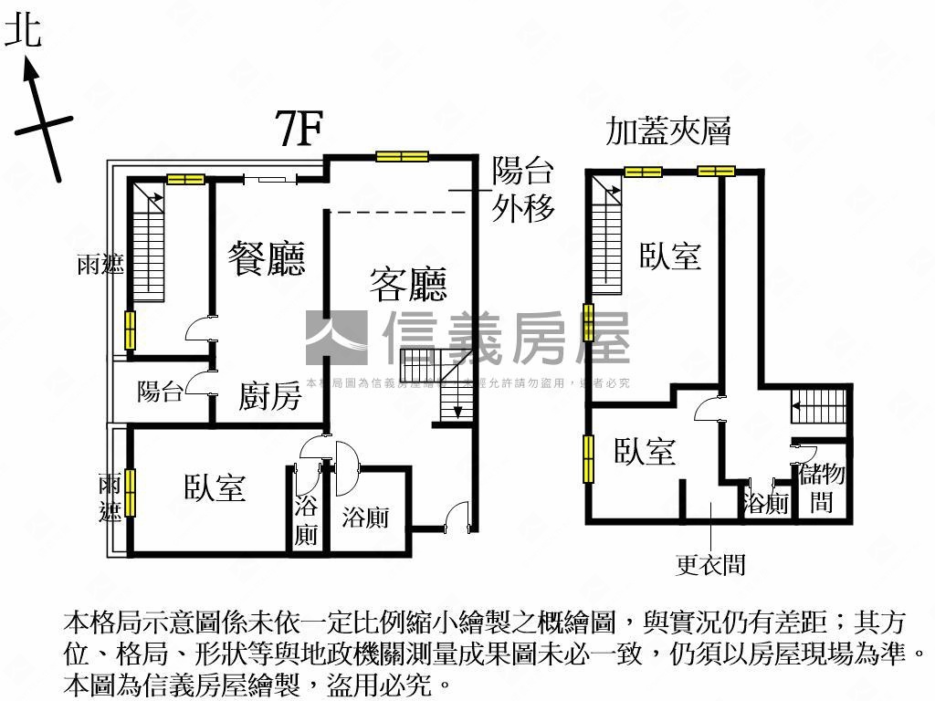 鄉林凱撒挑高宅附Ｂ１平車房屋室內格局與周邊環境