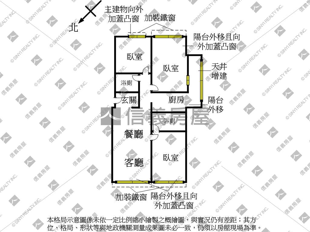 大安低總電梯３房房屋室內格局與周邊環境