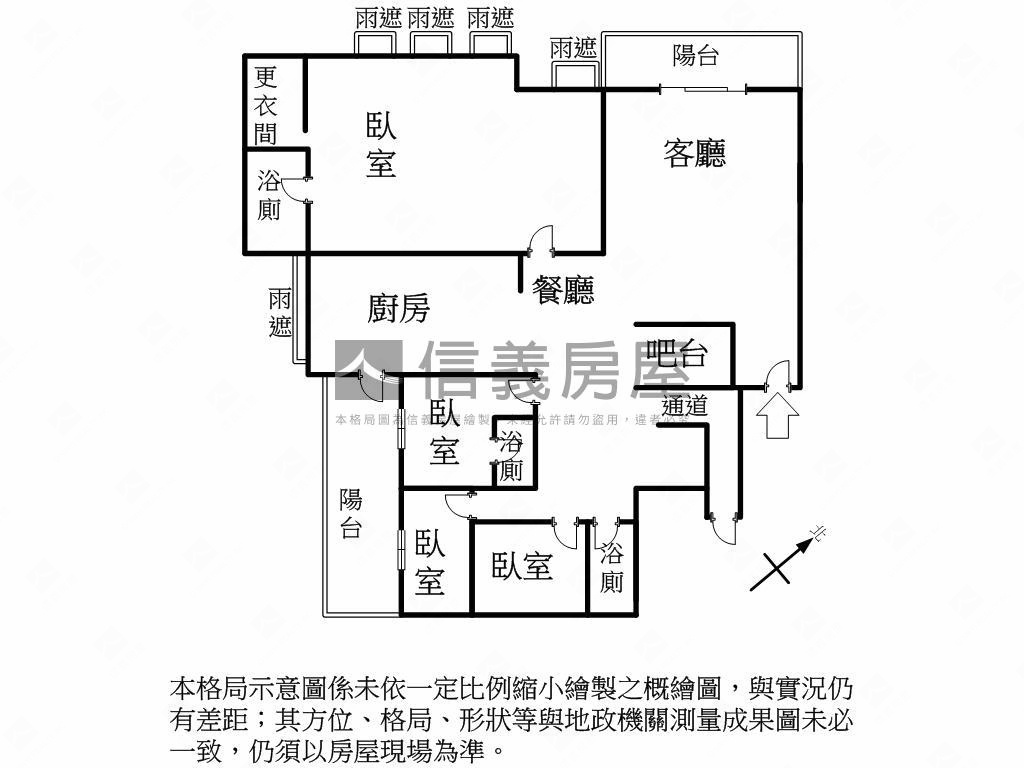 達麗宮廷四房雙平車房屋室內格局與周邊環境