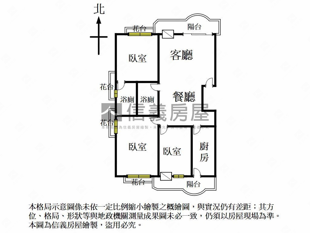上頂至善高樓三房平車房屋室內格局與周邊環境