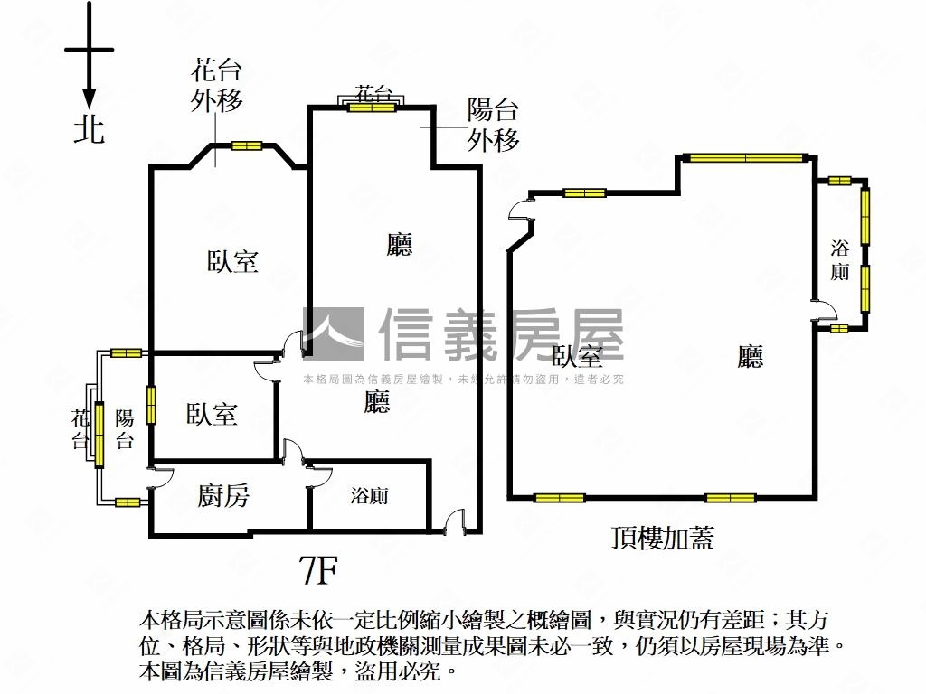 智慧名邸頂加美廈房屋室內格局與周邊環境