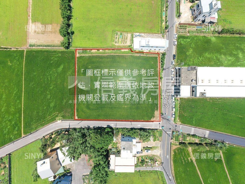 新屋方正農地。雙邊臨路１房屋室內格局與周邊環境