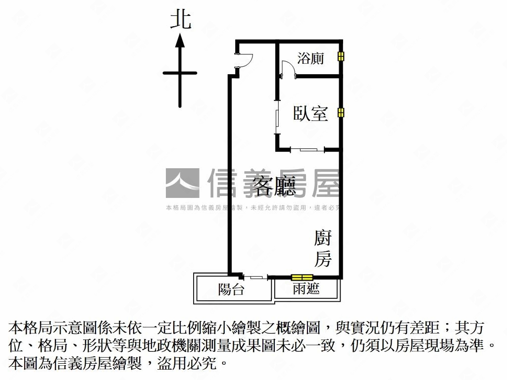 中山曜農安街美裝宅房屋室內格局與周邊環境