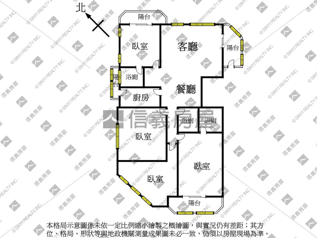 西區四房雙主臥附機上車位房屋室內格局與周邊環境