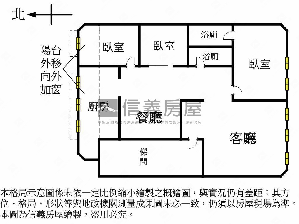 捷運中山國小商３一層一戶房屋室內格局與周邊環境