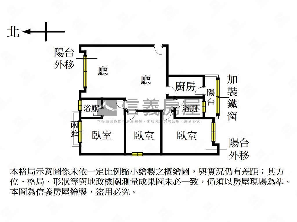 近三重站‧方正三房車位房屋室內格局與周邊環境