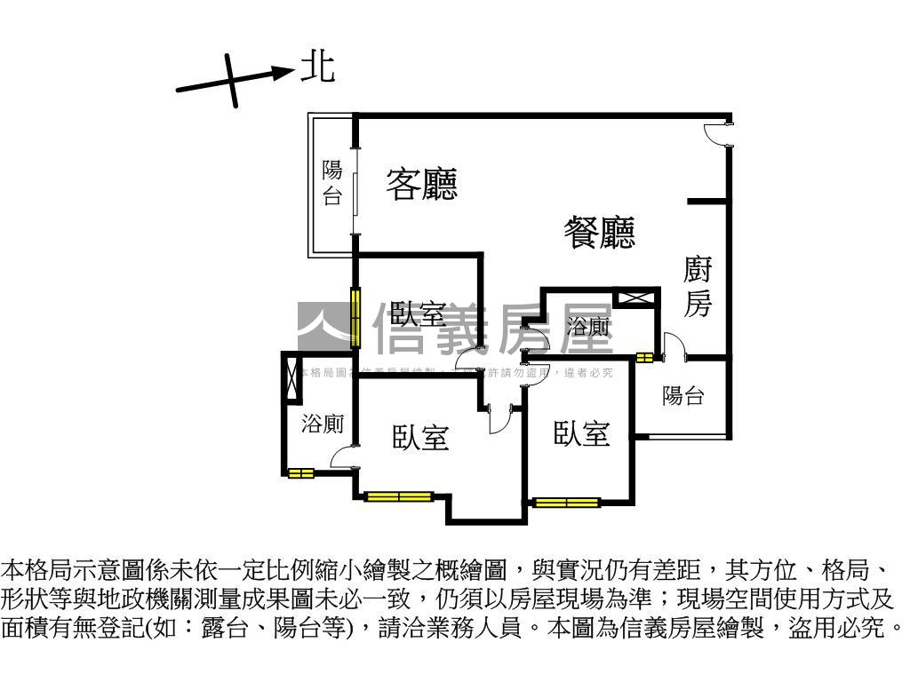 理和敘山行路三房雙平車房屋室內格局與周邊環境