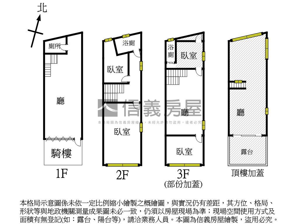 建工正路地點讚的透天店面房屋室內格局與周邊環境