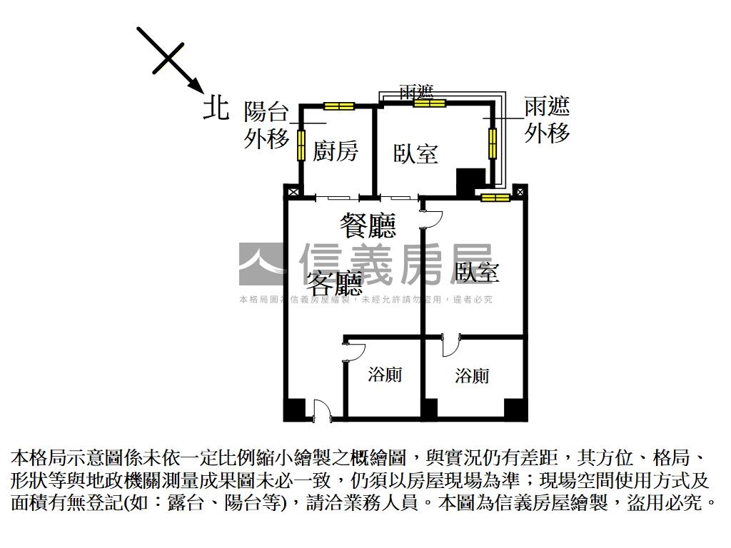 淡江大橋☀台北灣高樓兩房房屋室內格局與周邊環境